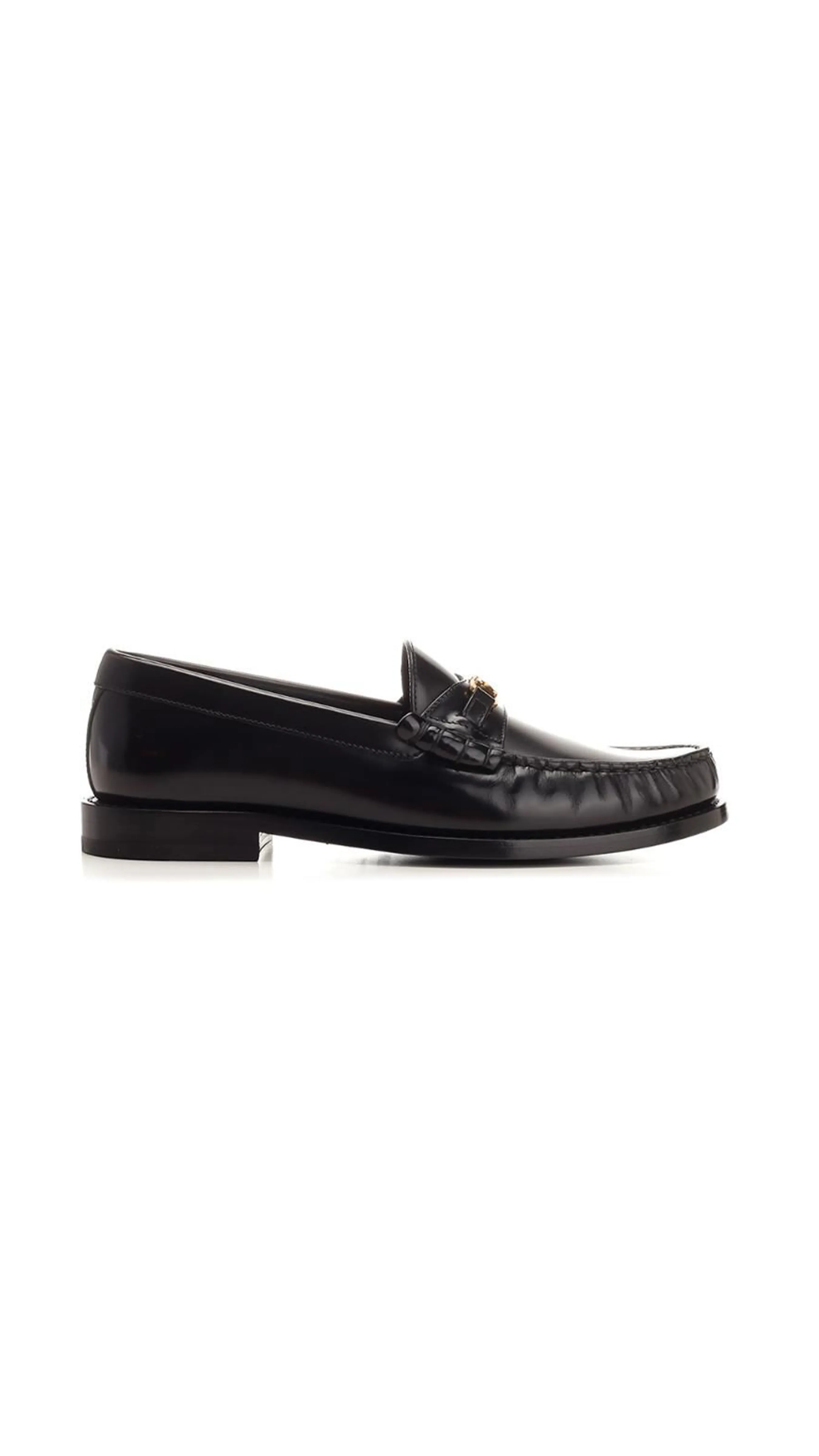 Luco Triomphe Loafer in Polished Bull - Black