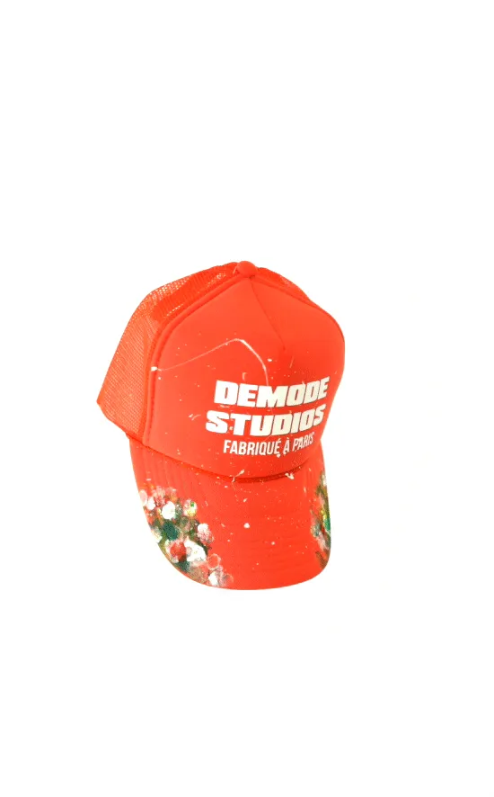 MADE IN PARIS TRUCKER HAT - ORANGE