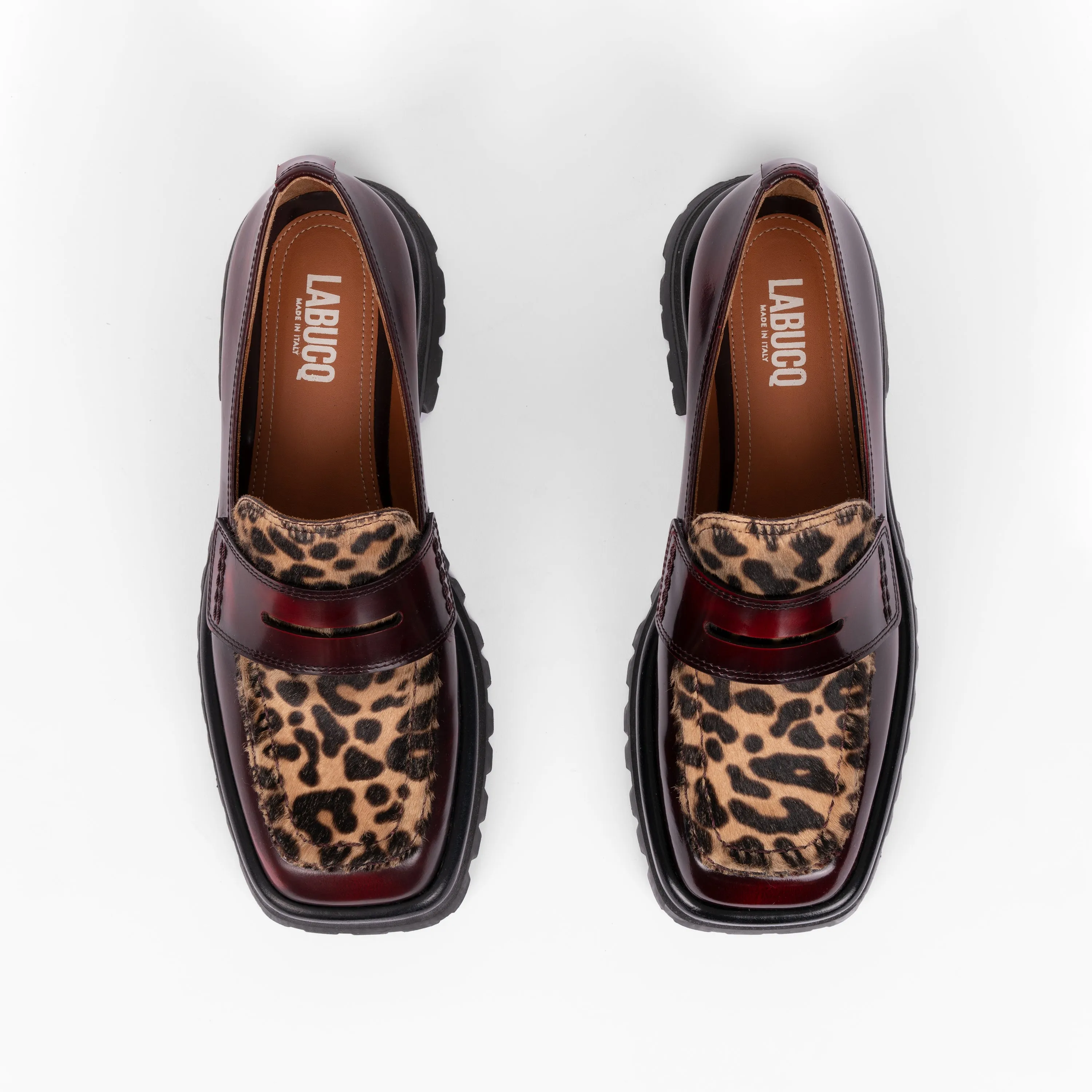 Mika Loafer Leopard / Bordeaux