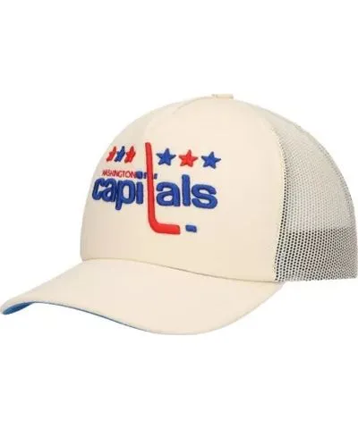 Mitchell & Ness Men's NHL Washington Capitals Foam Front Trucker Adjustable Hat