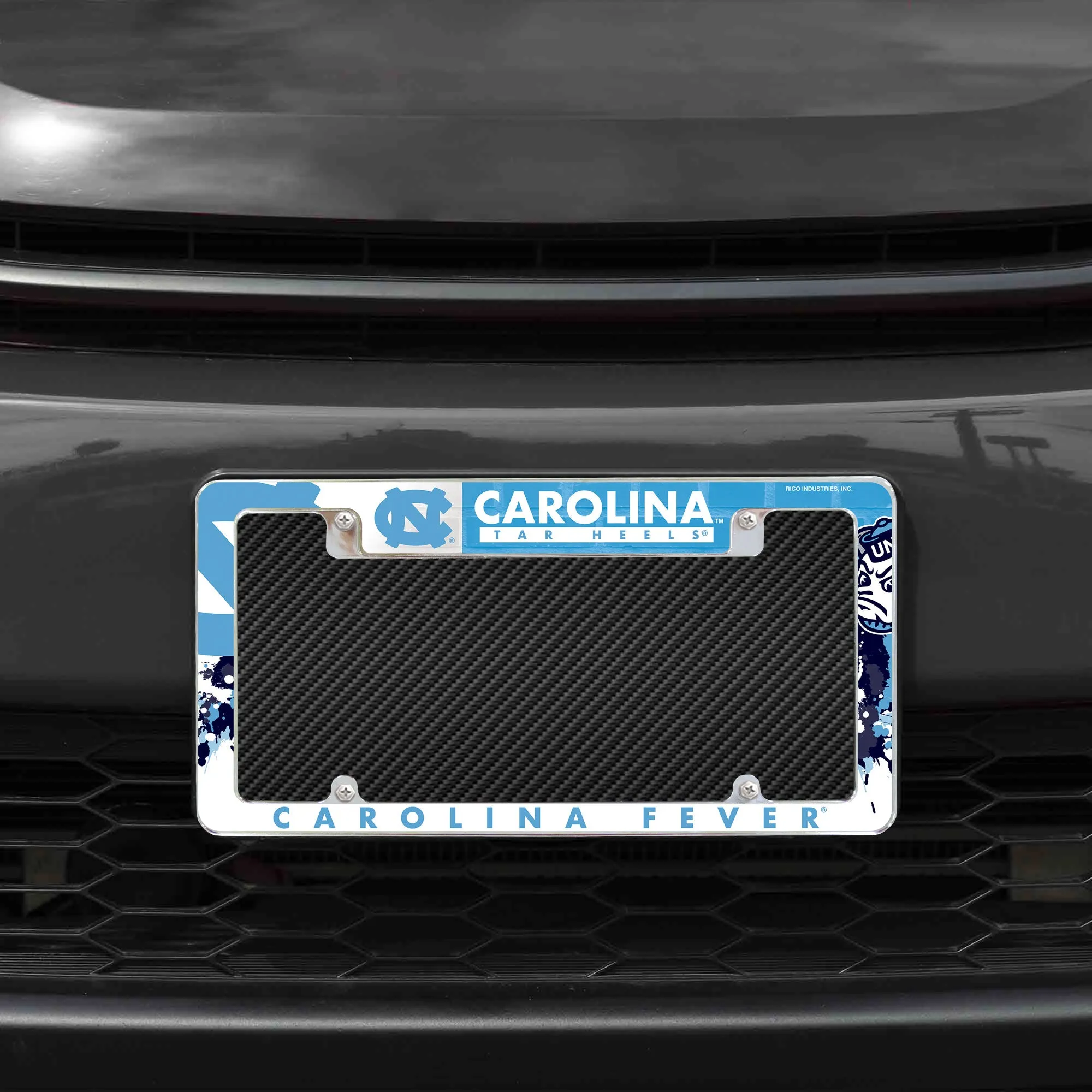 NCAA North Carolina Tar Heels All Over Chrome Frame