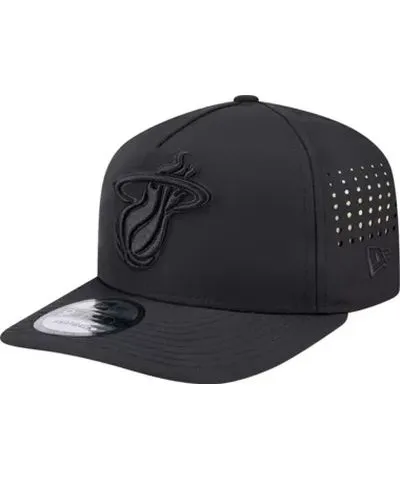 New Era Men's NBA Miami Heat Vented 9FIFTY A-Frame Snapback Hat