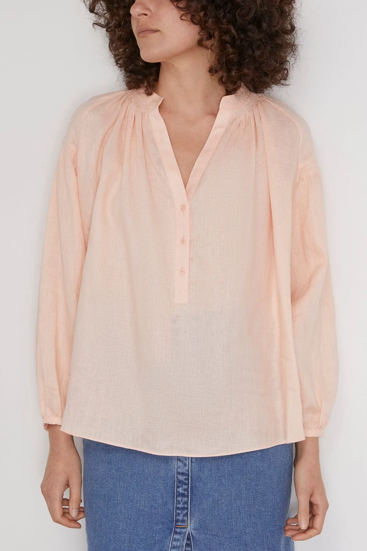 Nipoa Blouse in Nude