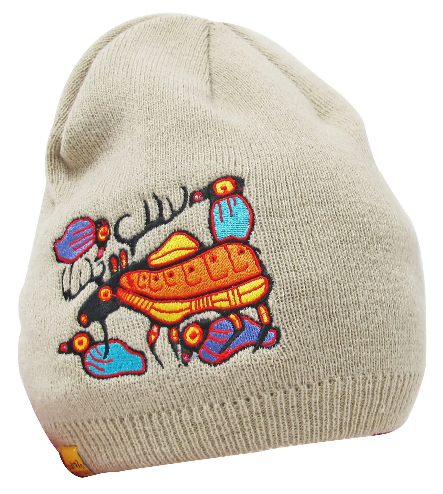 Norval Morrisseau Moose Harmony Embroidered Knitted Hat