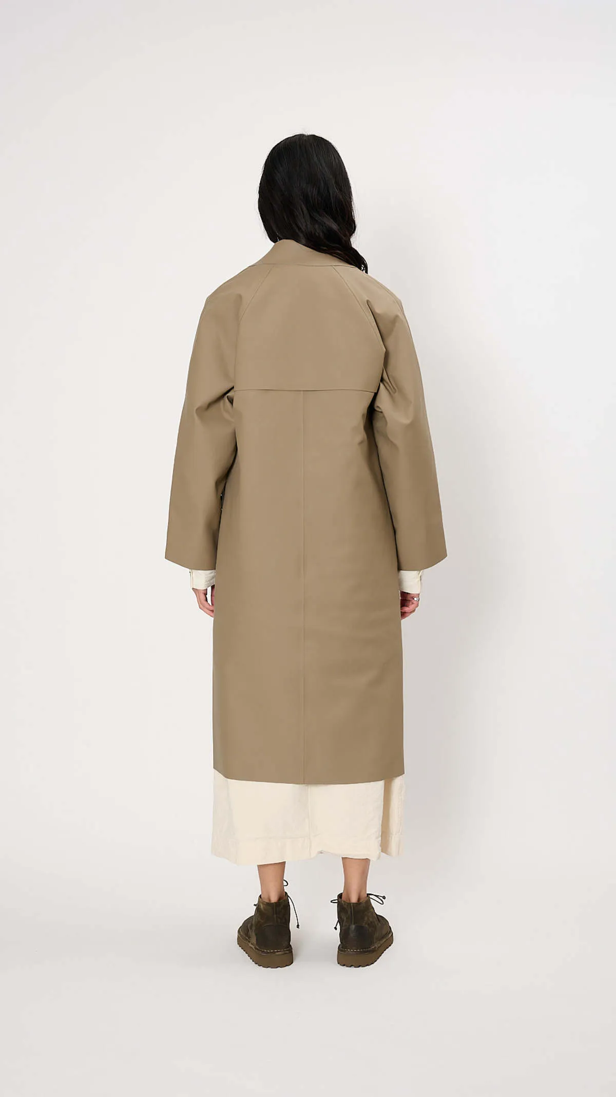 Original Padded Below Rubber Coat - Taupe