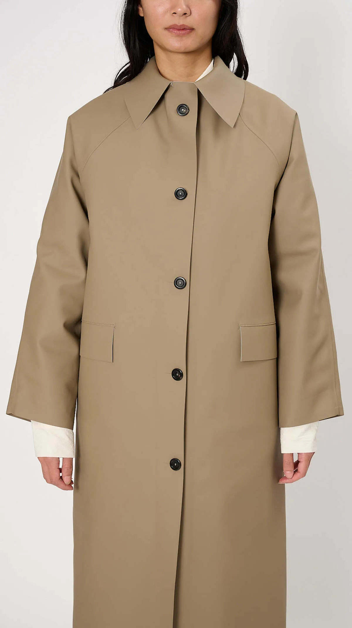 Original Padded Below Rubber Coat - Taupe