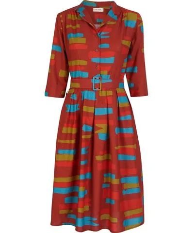 Palava Women's Red Cynthia - Rust Archive Dress