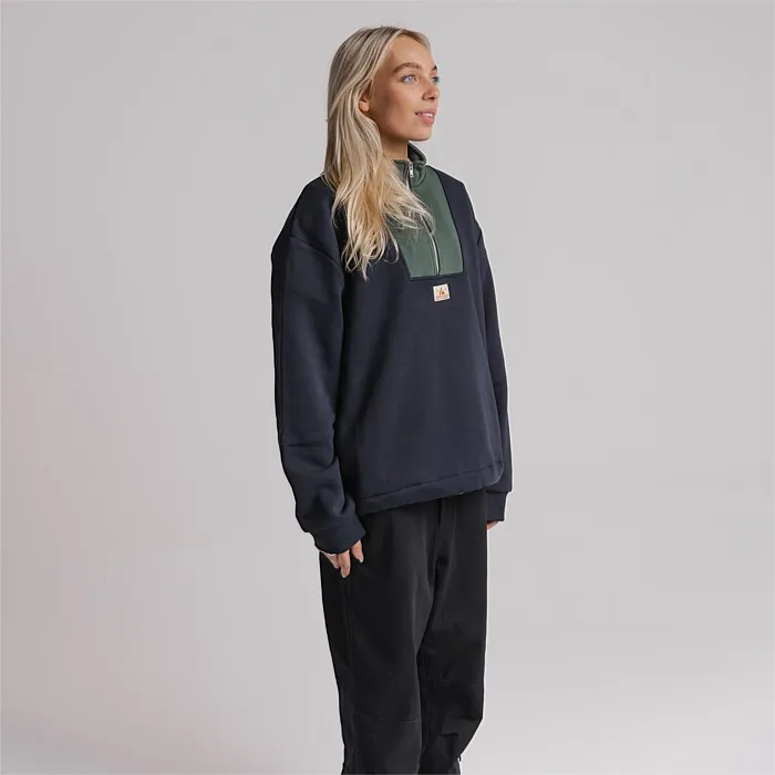 Panel Quarter Zip Pullover | Hoodies & Crews | Stirling Sports