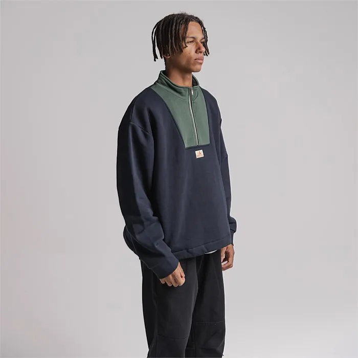 Panel Quarter Zip Pullover | Hoodies & Crews | Stirling Sports