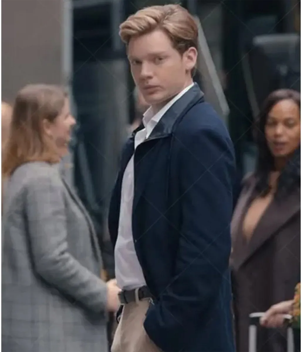 Partner Track Dominic Sherwood Navy Blue Coat