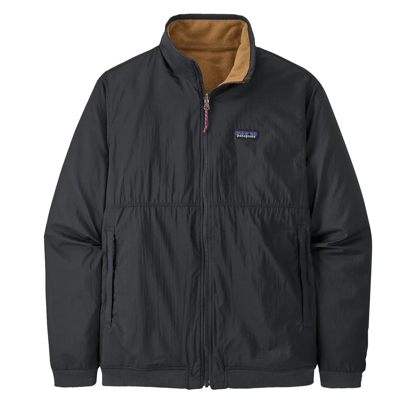 Patagonia Reversible Shelled Microdini Fleece Jacket Pitch Blue