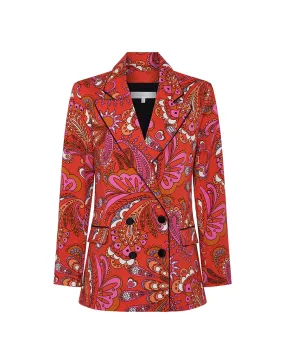 		Quinn Cotton Jacket  Rhapsody Red	