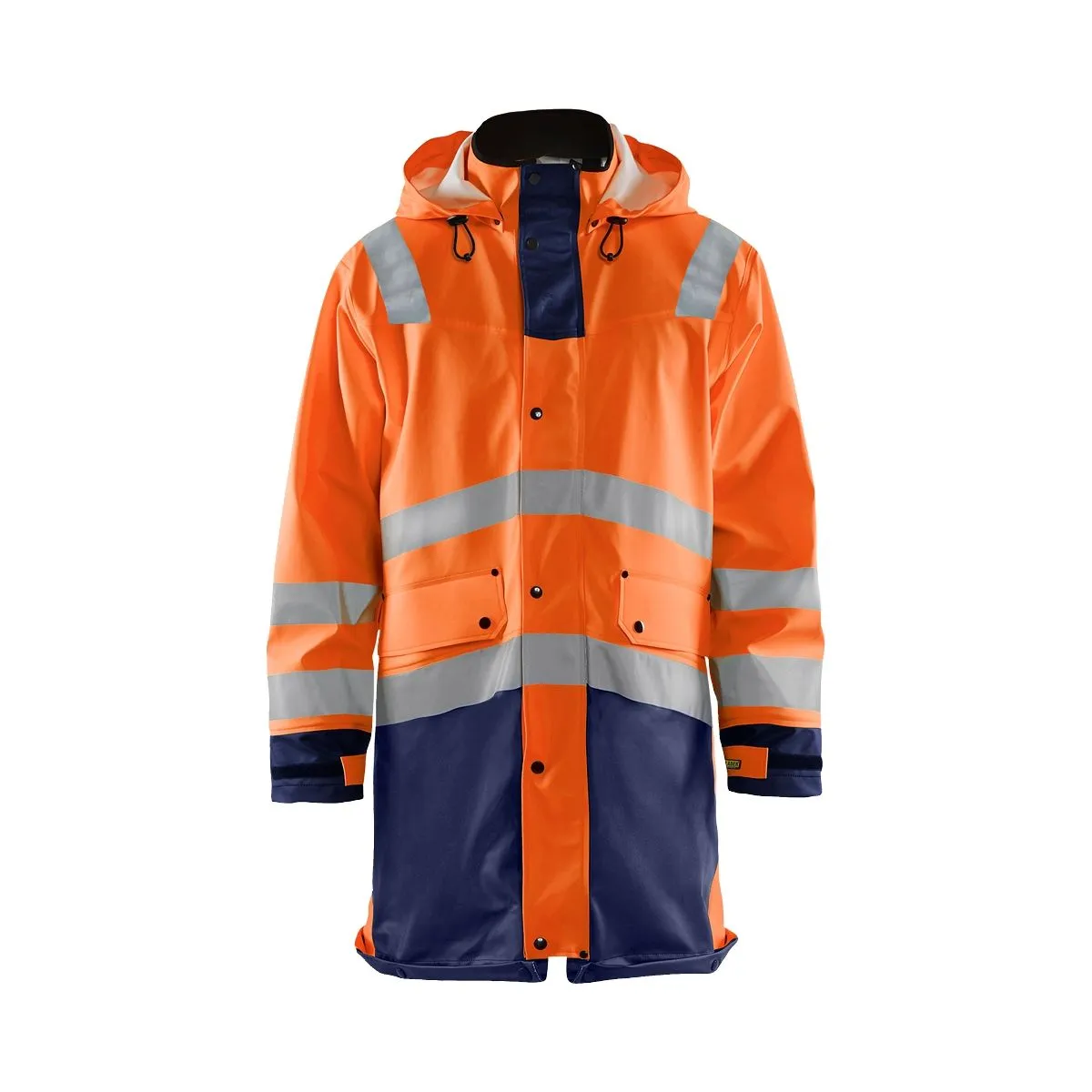 Rain Coat High Vis Level 2 4306 High Vis Rood/Zwart - Blåkl