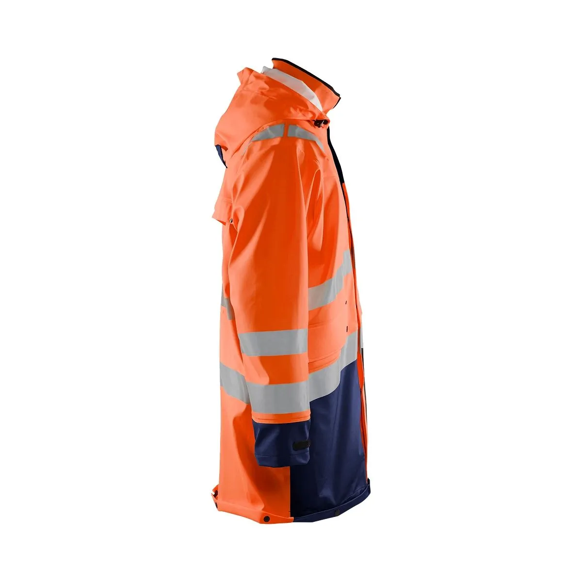 Rain Coat High Vis Level 2 4306 High Vis Rood/Zwart - Blåkl