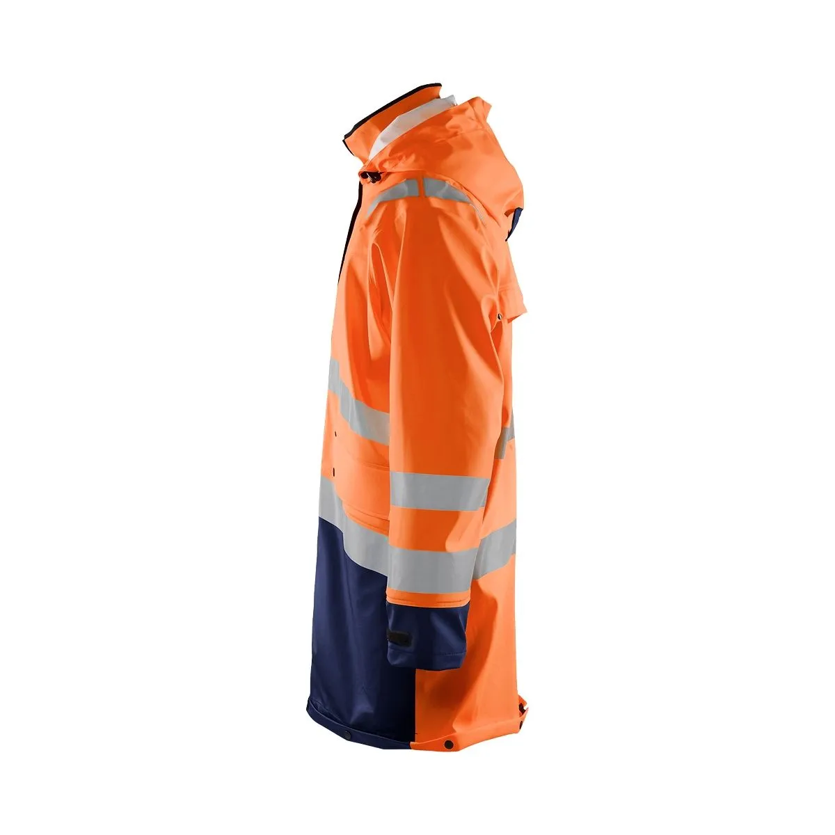 Rain Coat High Vis Level 2 4306 High Vis Rood/Zwart - Blåkl