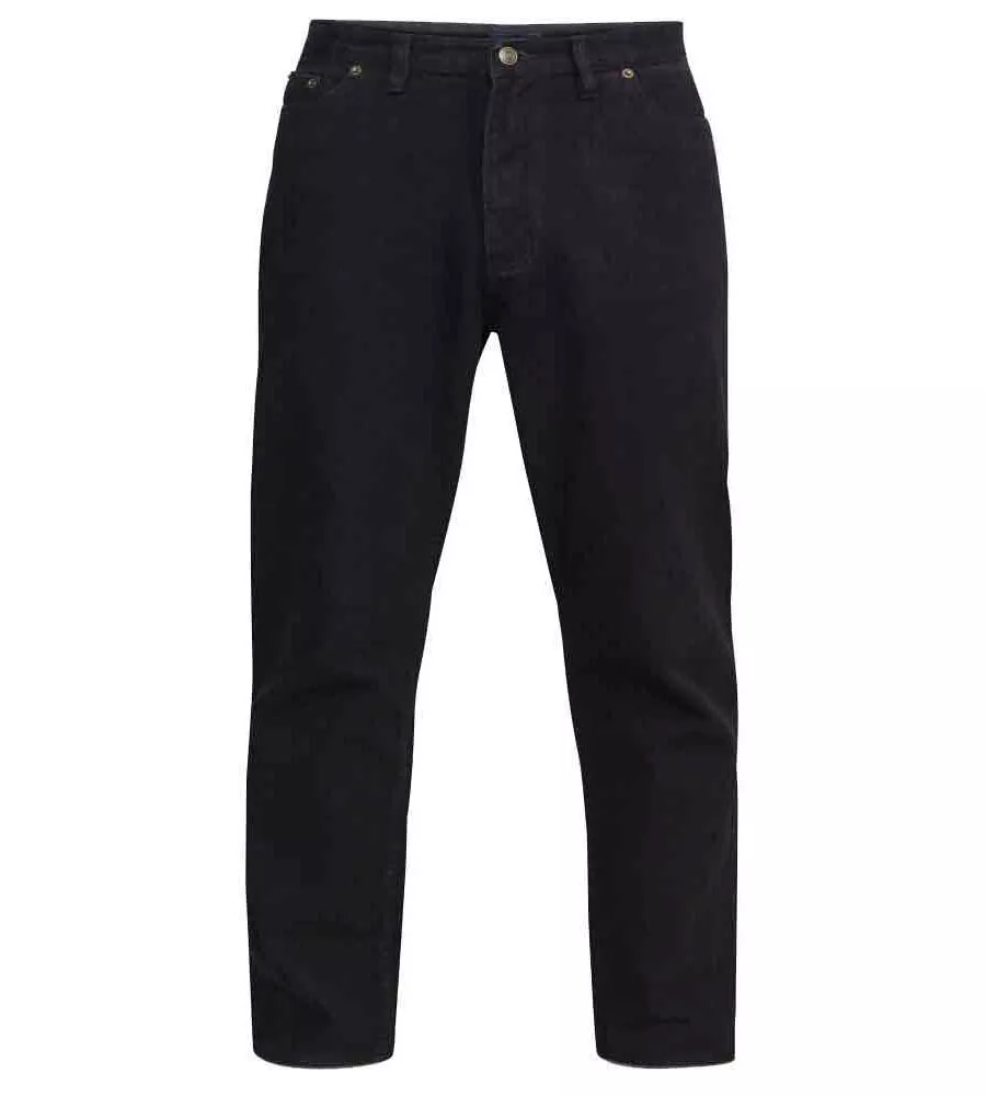 Rockford Tall Mens Black Comfort Fit Jeans (COMFORT BLACK)