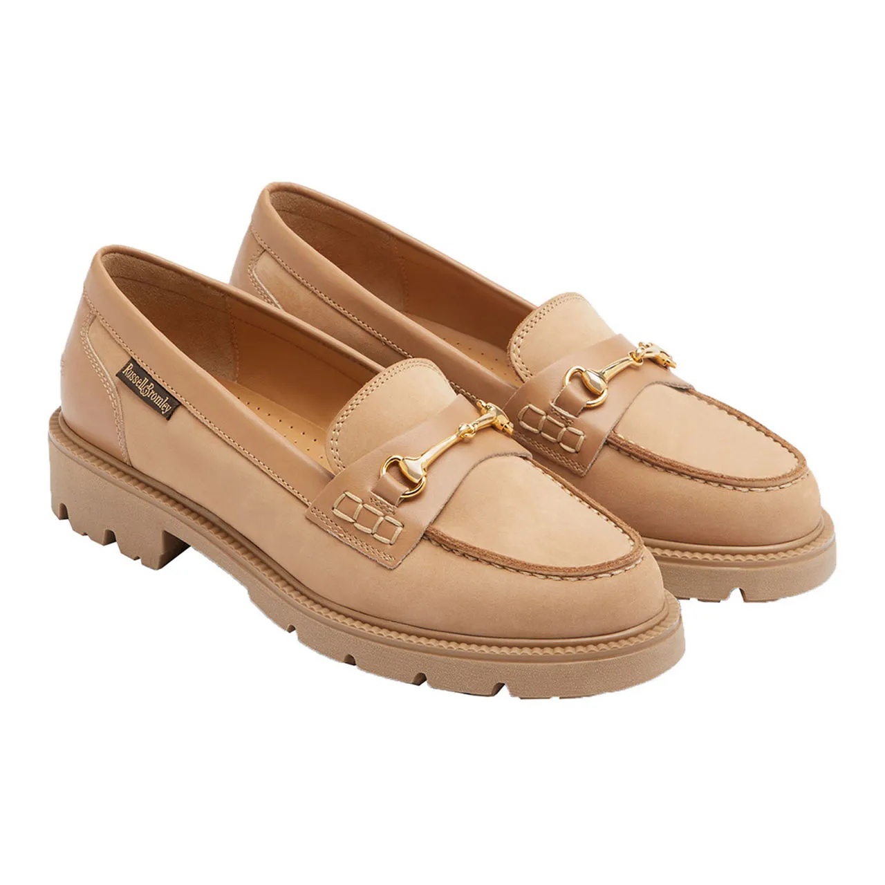 RUSSELL & BROMLEY Westminster Snaffle Loafers - Beige