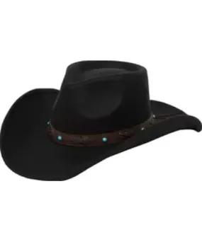 San Diego Hat Company Women's Turquoise Band Cowboy