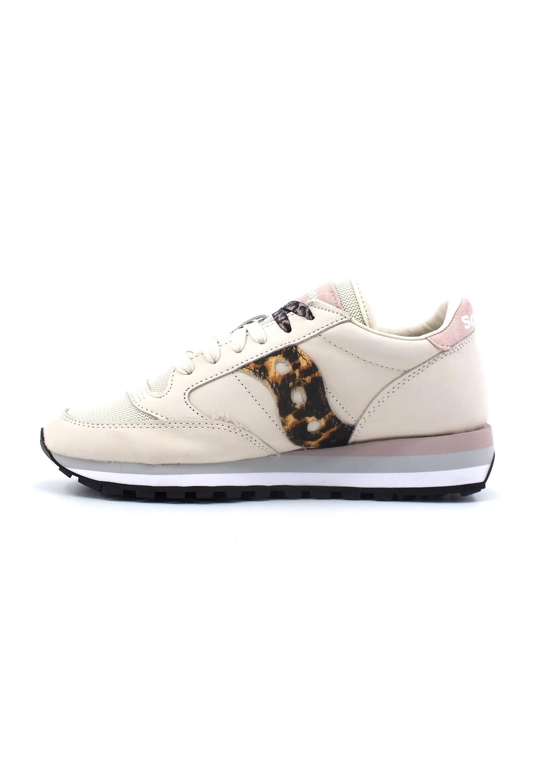 SAUCONY Jazz Triple Sneaker Donna Beige Leopard S60727-2