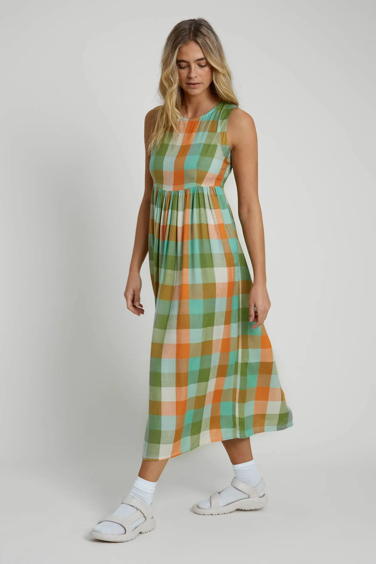 SERTINA CHECK DRESS