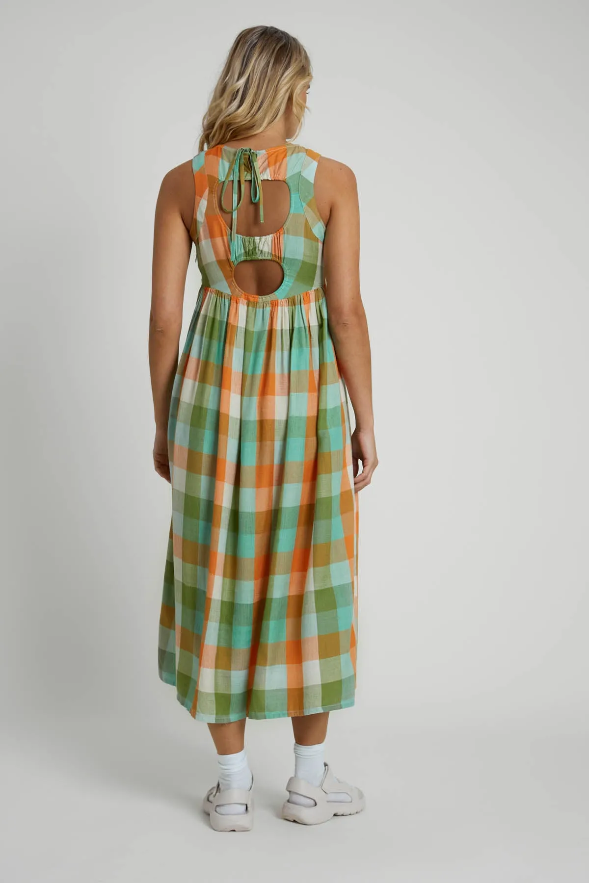 SERTINA CHECK DRESS