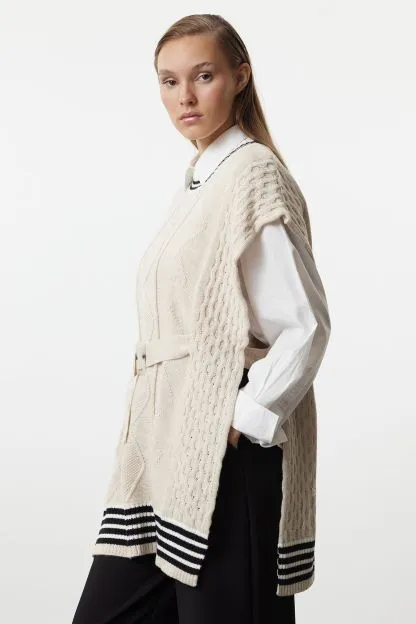 Side Tie Sweater