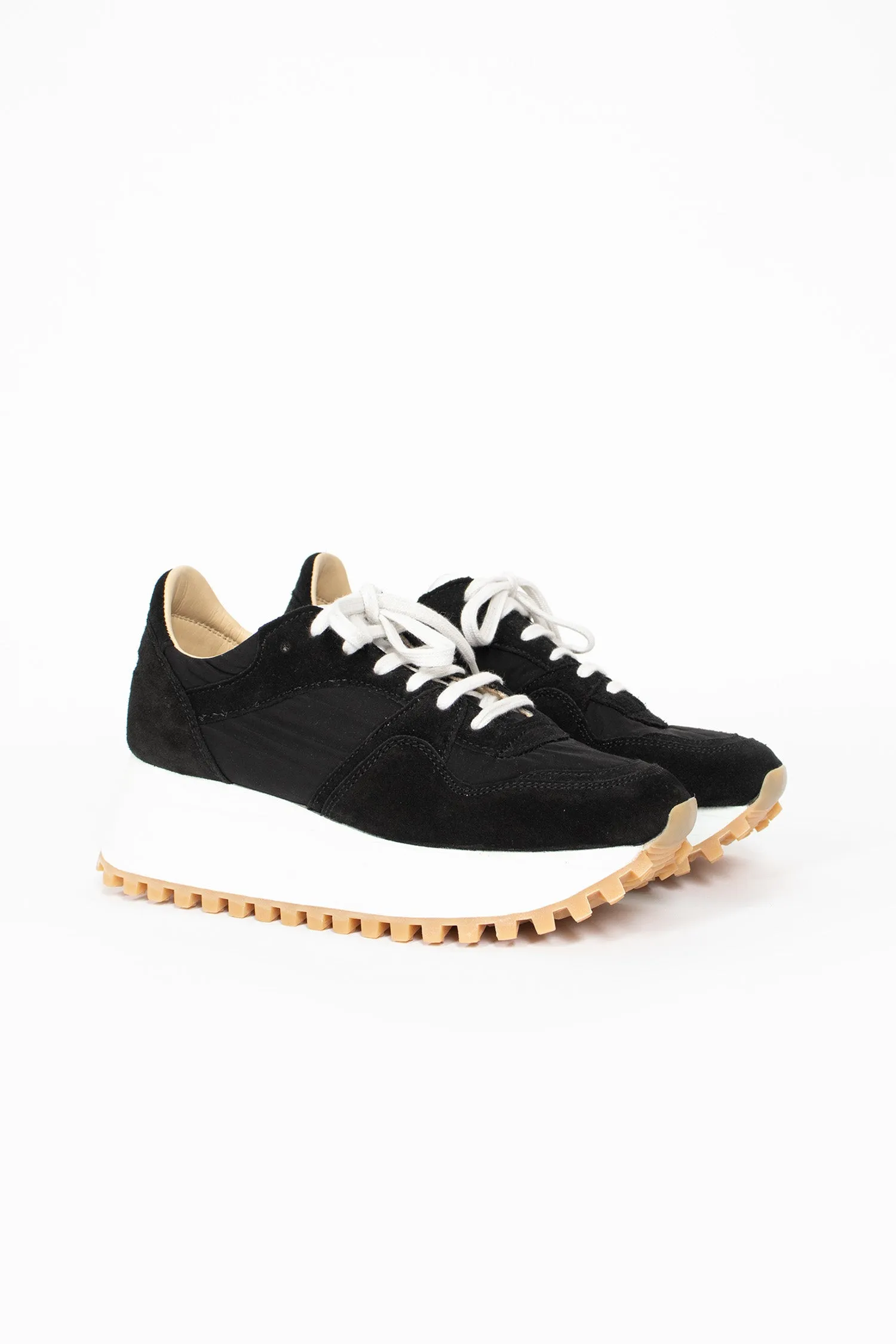 Spalwart Marathon Platform Sneaker Black