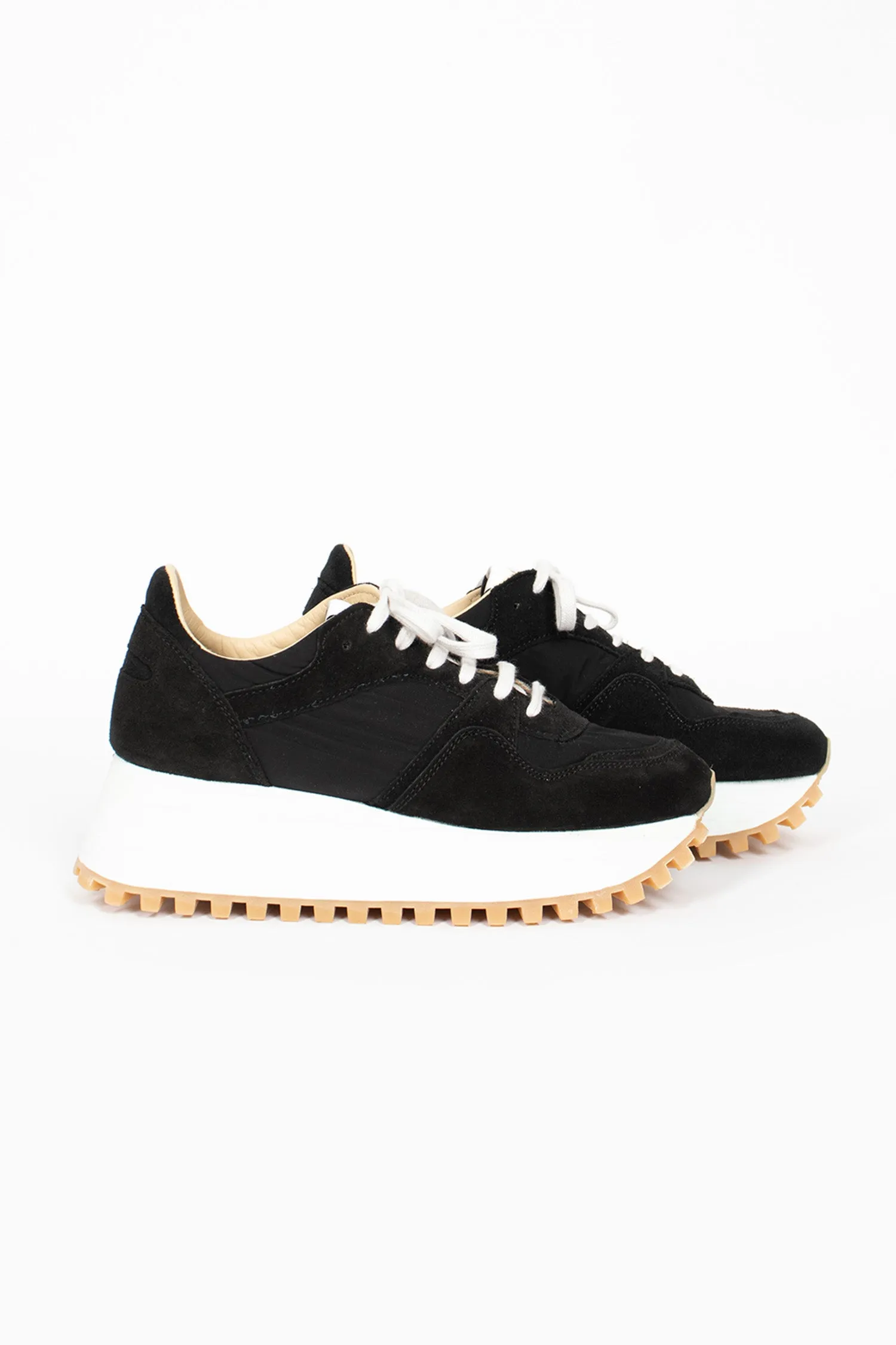 Spalwart Marathon Platform Sneaker Black