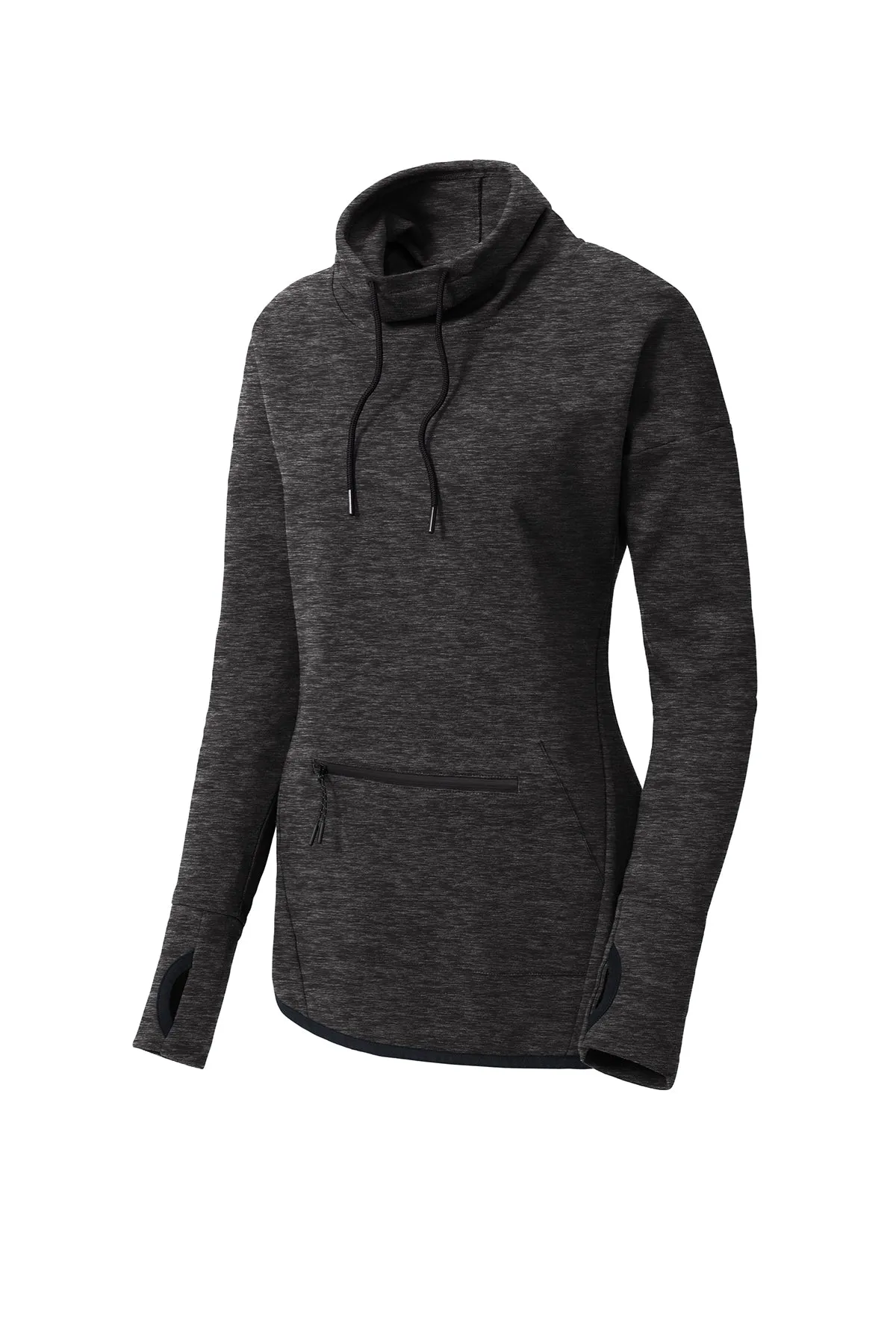 Sport-Tek Womens Triumph Cowl Neck Pullover