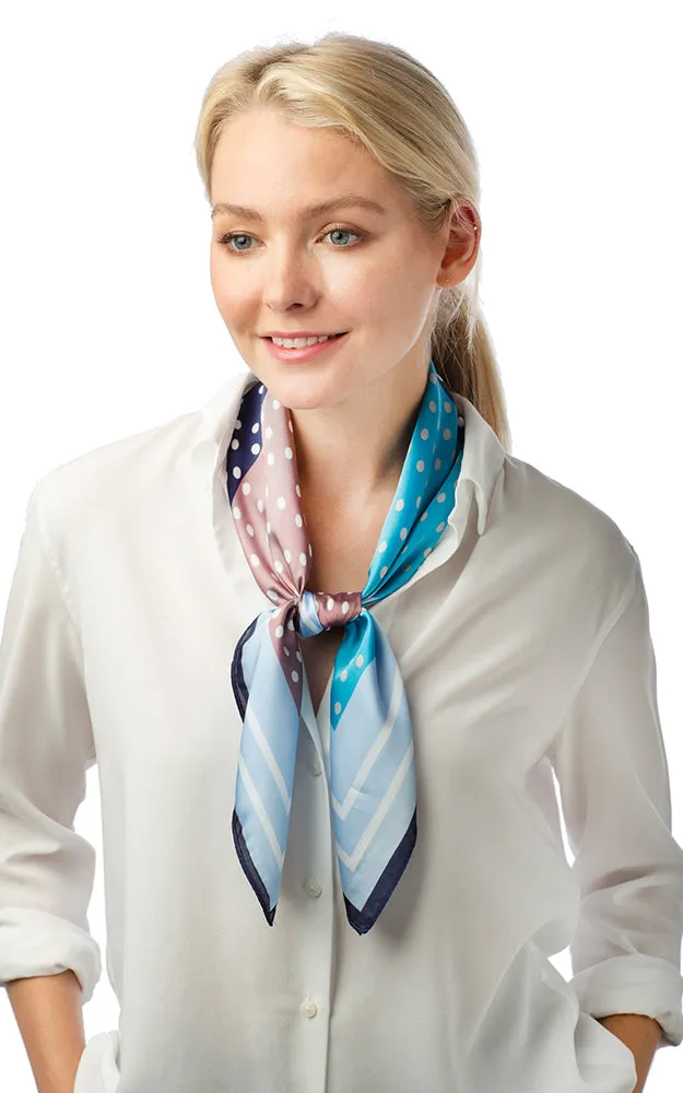 SPSS4940 Polka Dot Printed Scarf