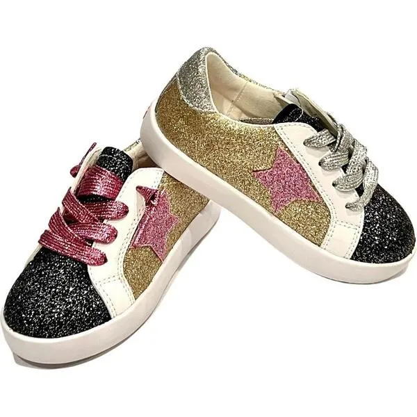 StyleChild Sloane Sneaker, Glitter & Glitter