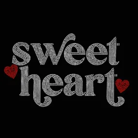 Sweet Heart Rhinestone Transfer