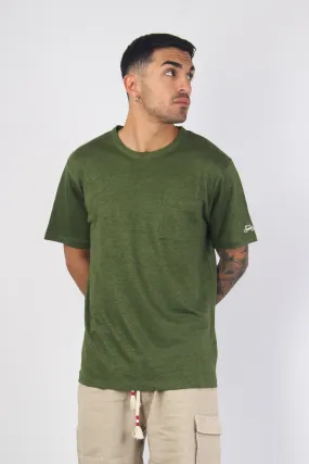 T-shirt Basica Girocollo Militare