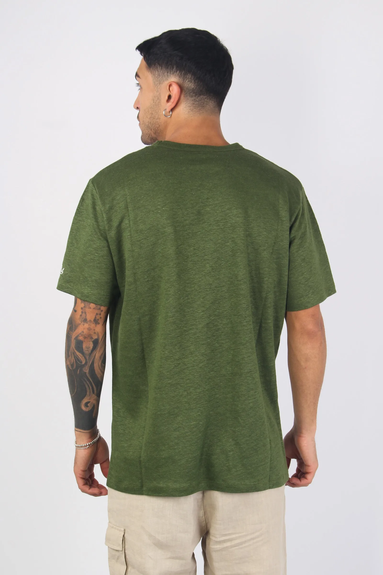 T-shirt Basica Girocollo Militare