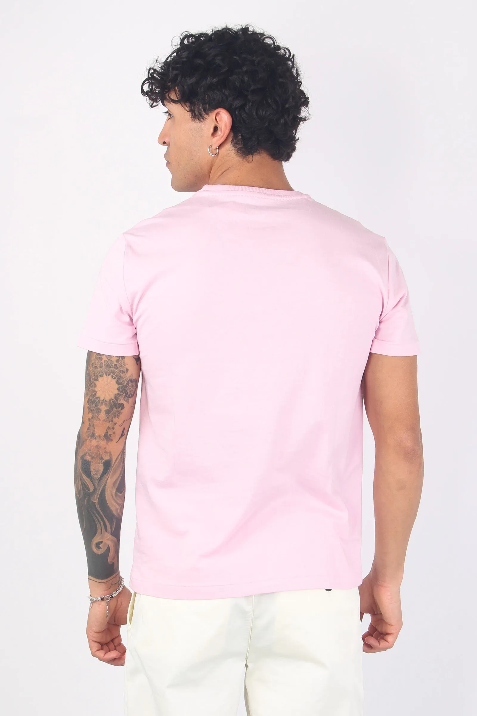 T-shirt Jersey Manica Corta Garden Pink