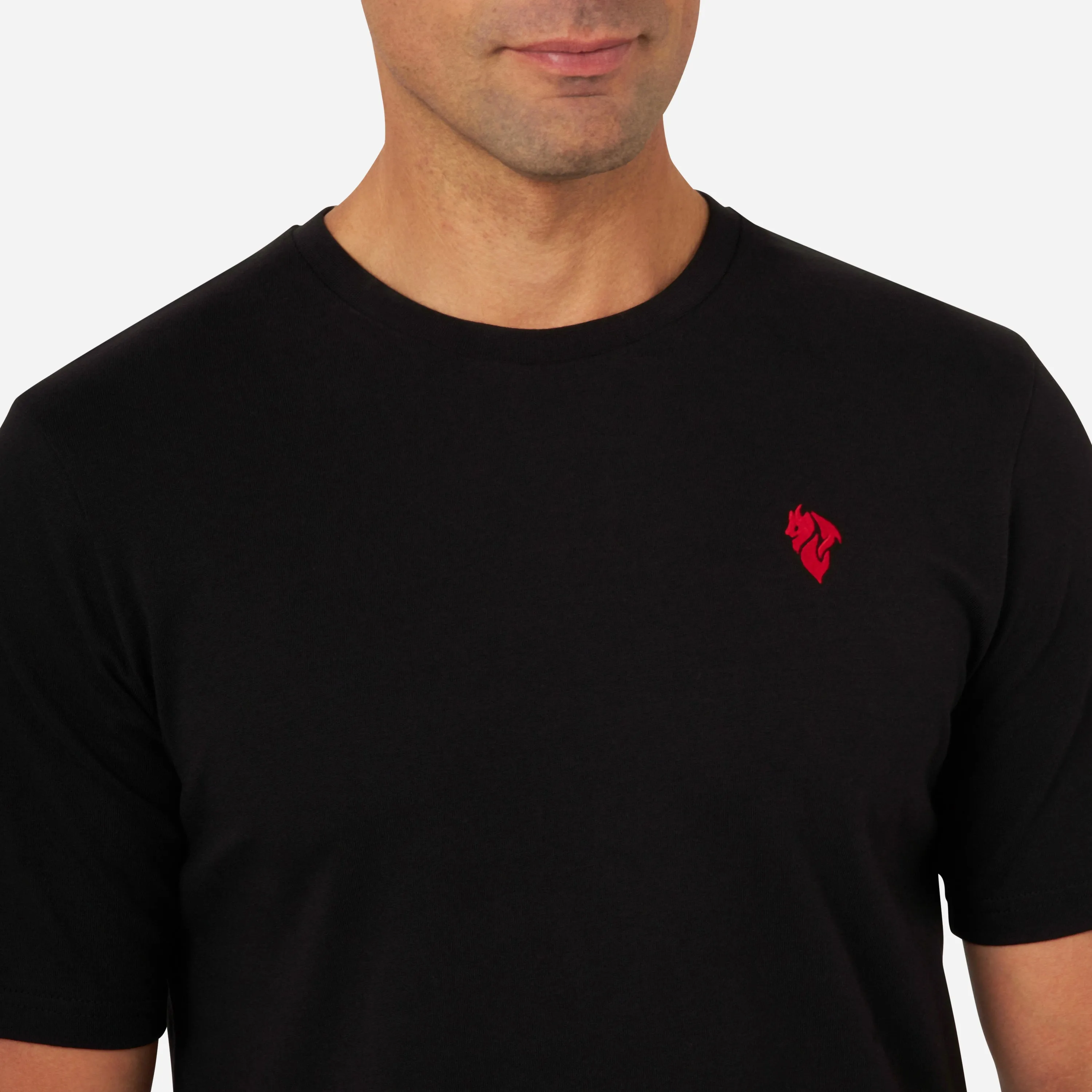 T-SHIRT MILAN DEVIL COLLECTION CON RICAMO