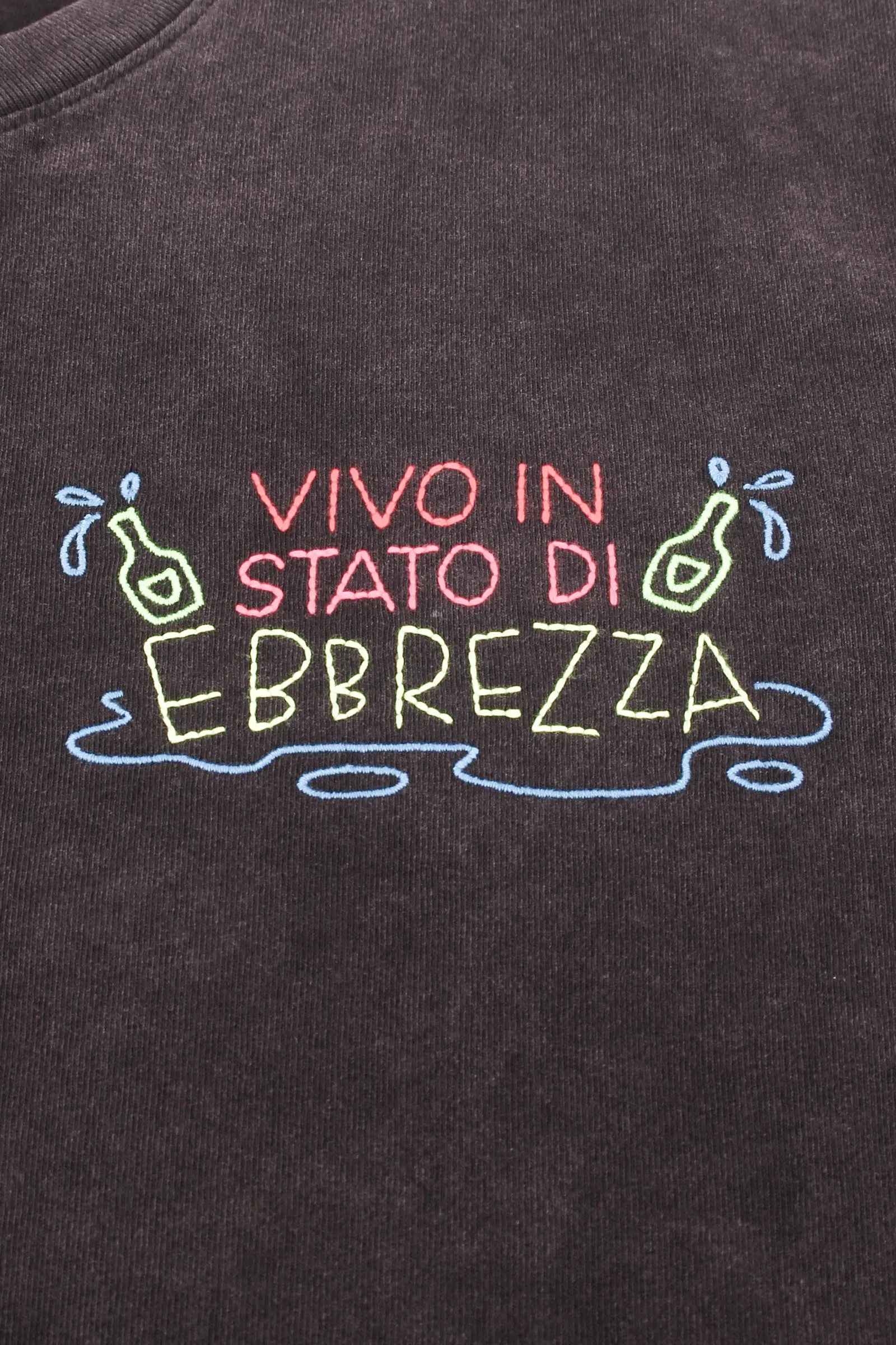 T-shirt Stato Di Ebrezza Grigio