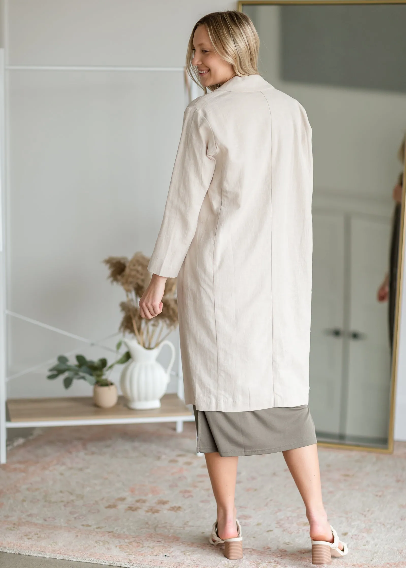 The Eden Natural Coat - FINAL SALE