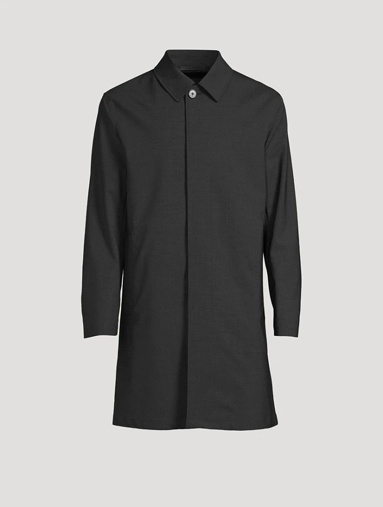 THEORY Stretch Wool-Blend Car Coat