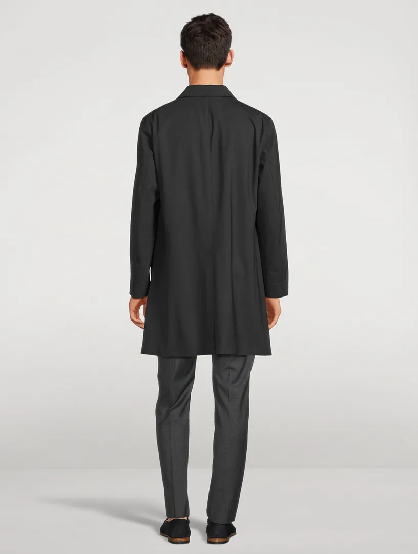 THEORY Stretch Wool-Blend Car Coat