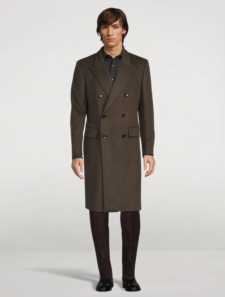 TOM FORD Cashmere Double-Breasted Coat