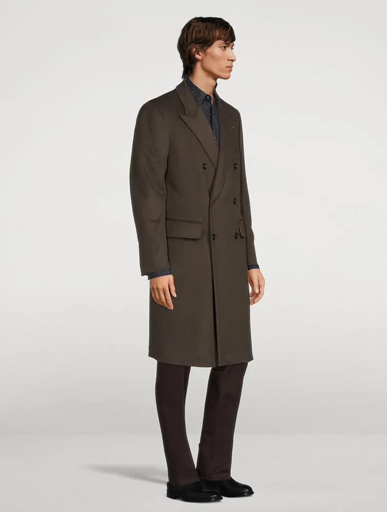 TOM FORD Cashmere Double-Breasted Coat