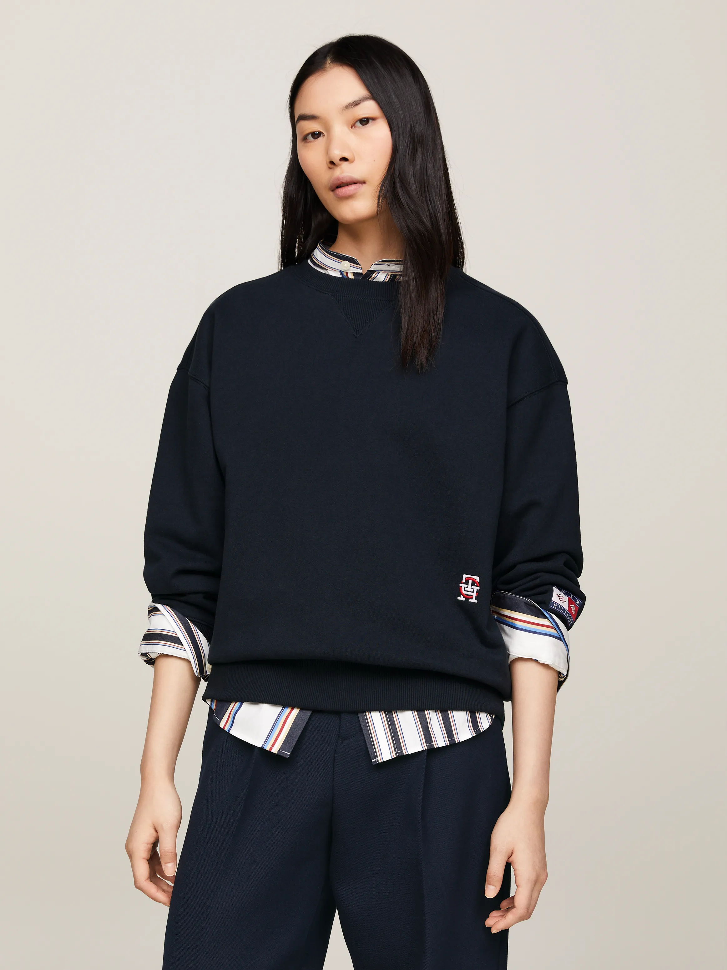 Tommy x CLOT Dual Gender Back Logo Flag Sweatshirt | Sweatshirts & Hoodies | Tommy Hilfiger