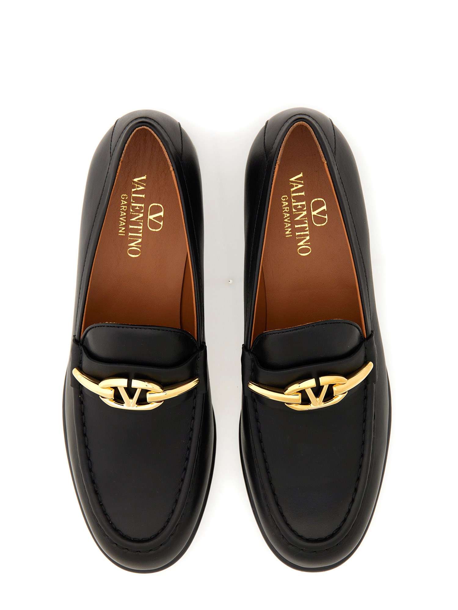 VALENTINO GARAVANI    VLOGO THE BOLD EDITION LEATHER LOAFER