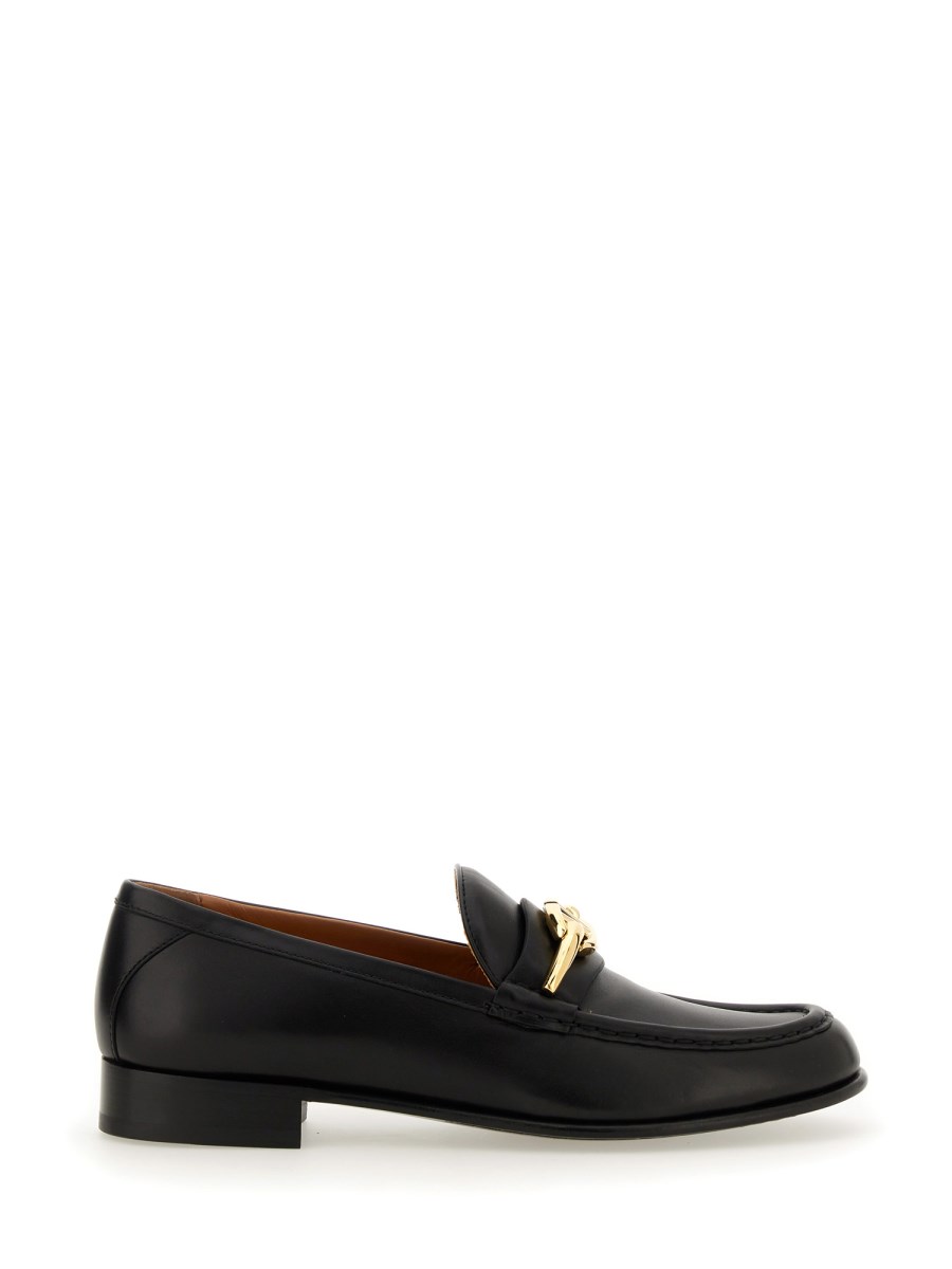 VALENTINO GARAVANI    VLOGO THE BOLD EDITION LEATHER LOAFER