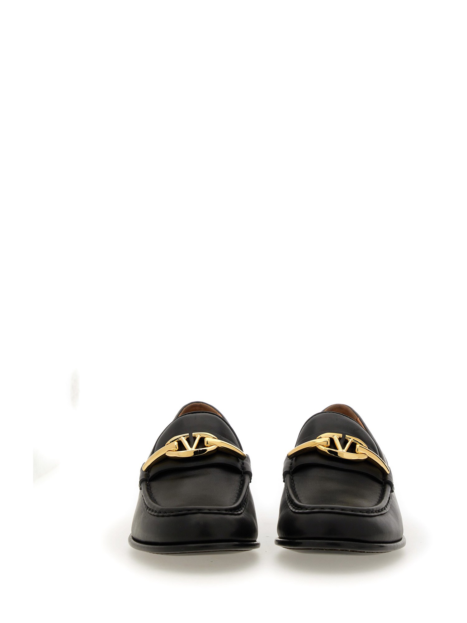 VALENTINO GARAVANI    VLOGO THE BOLD EDITION LEATHER LOAFER