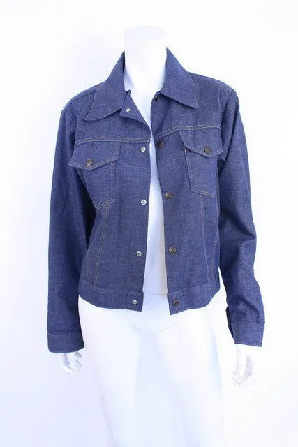 Vintage 70's Denim Jacket w/Holly Hobbie