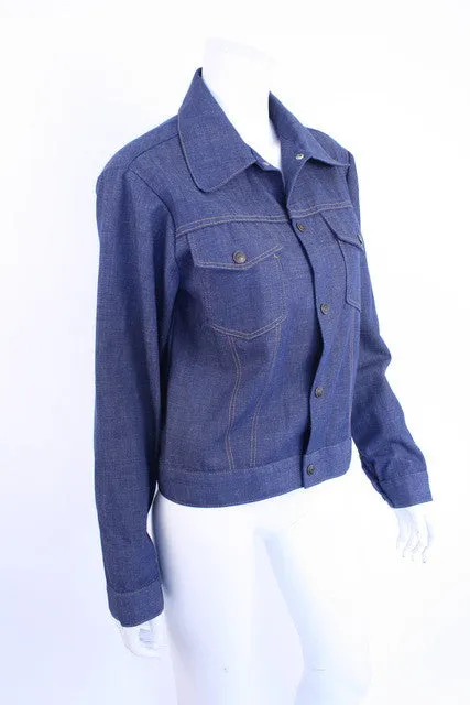 Vintage 70's Denim Jacket w/Holly Hobbie