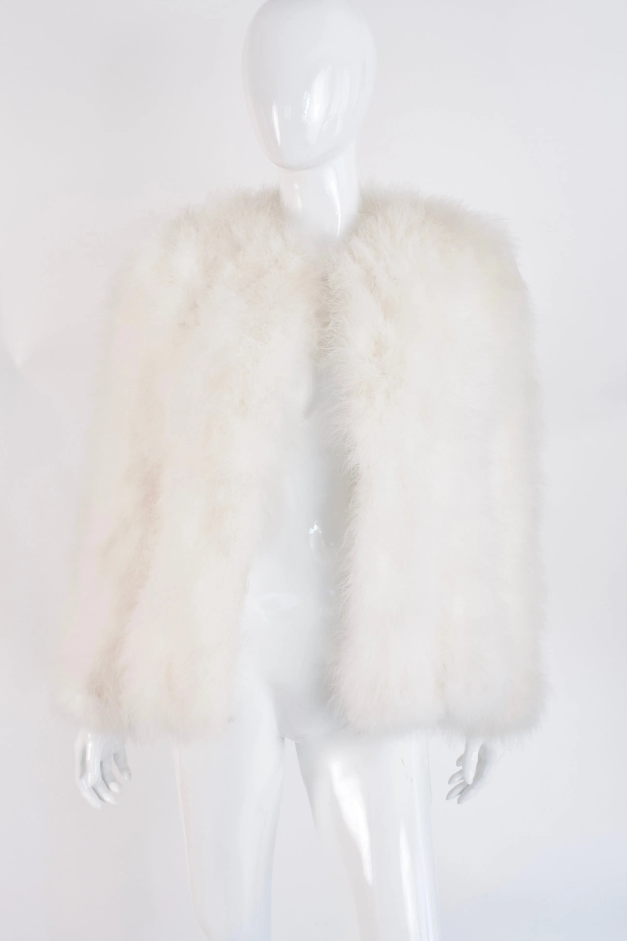 Vintage 70's NEIMAN MARCUS Marabou Feather Jacket