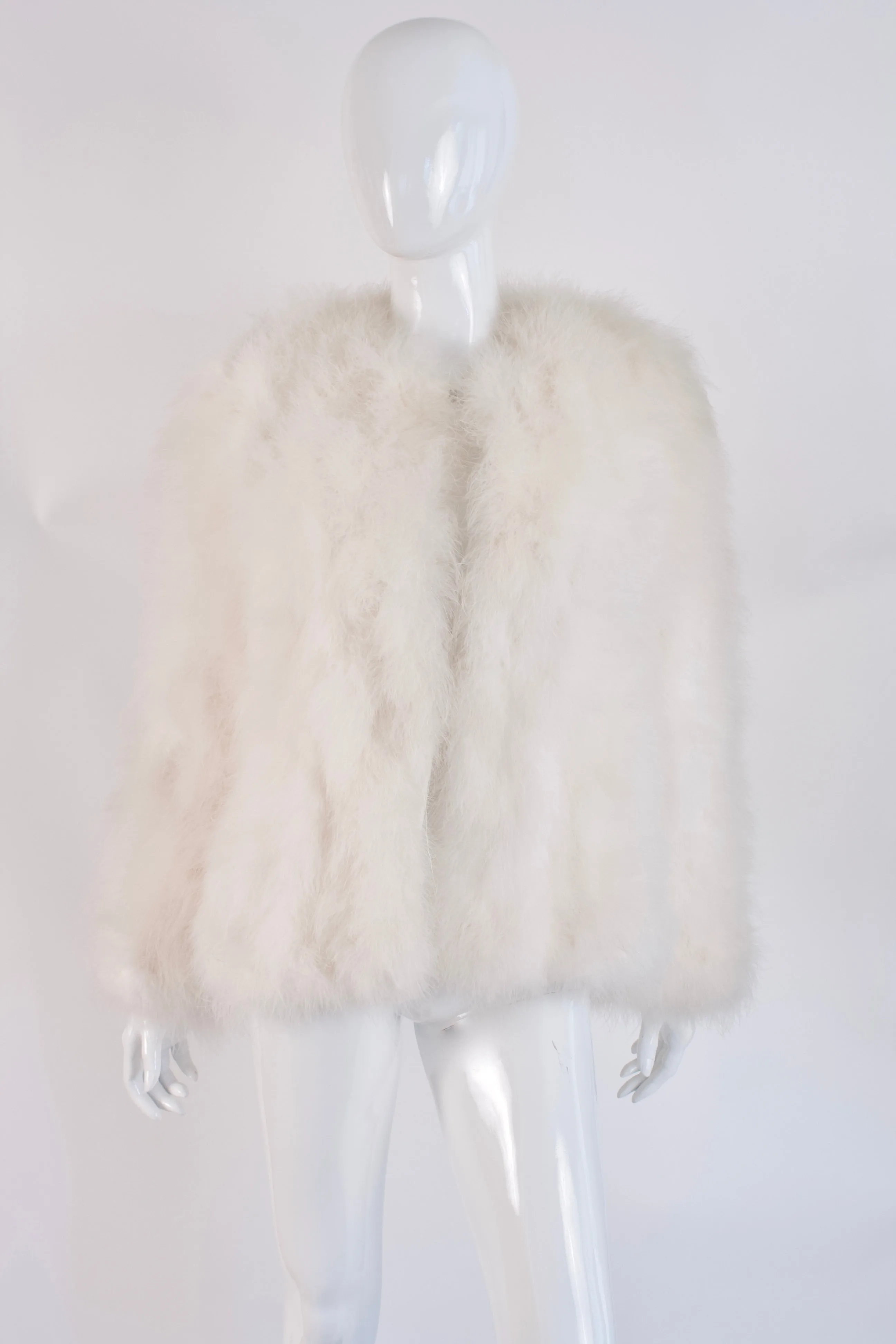 Vintage 70's NEIMAN MARCUS Marabou Feather Jacket